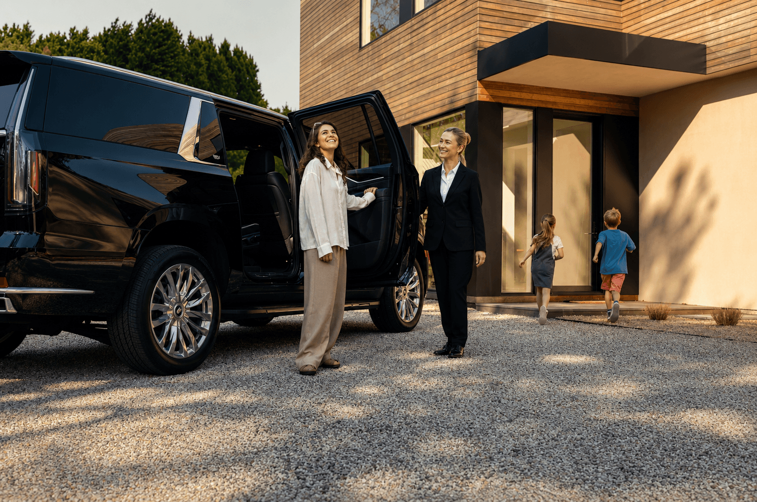 Luxury vehicle service tailored for business and personal travel